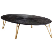 Quorum Home Cyan - 09711 - Table - Bronze And Brass