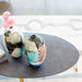 Quorum Home Cyan - 09711 - Table - Bronze And Brass