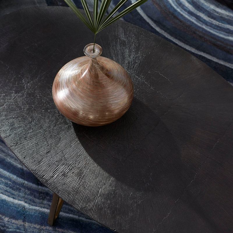 Quorum Home Cyan - 09711 - Table - Bronze And Brass