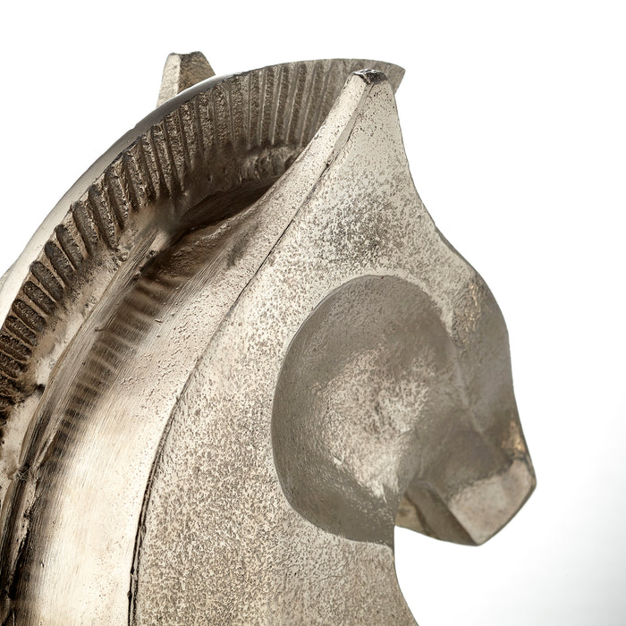 Quorum Home Cyan - 09724 - Sculpture - Raw Nickel And Bronze