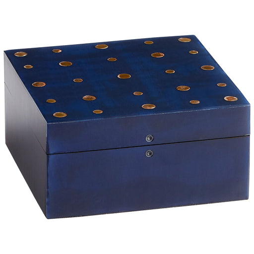Quorum Home Cyan - 09789 - Container - Black And Brass