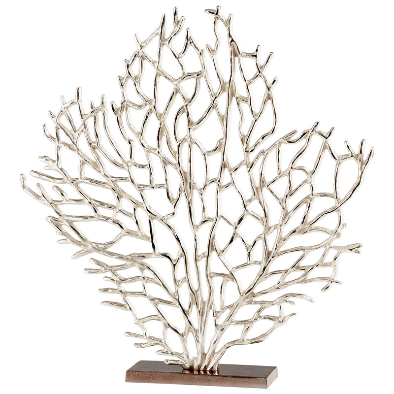 Quorum Home Cyan - 09814 - Sculpture - Nickel And Bronze
