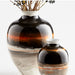 Quorum Home Cyan - 09880 - Vase - Black/White/Gold