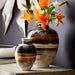 Quorum Home Cyan - 09880 - Vase - Black/White/Gold