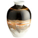 Quorum Home Cyan - 09880 - Vase - Black/White/Gold