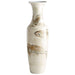 Quorum Home Cyan - 09883 - Vase - Tan And Ivory