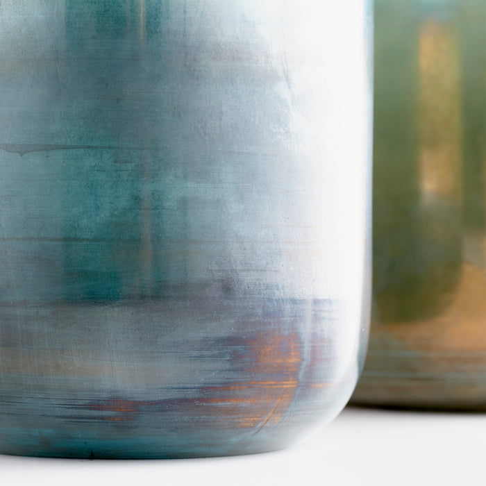Quorum Home Cyan - 10011 - Vase - Pyrite