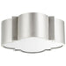 Quorum Home Cyan - 10061 - Two Light Ceiling Mount - Satin Nickel