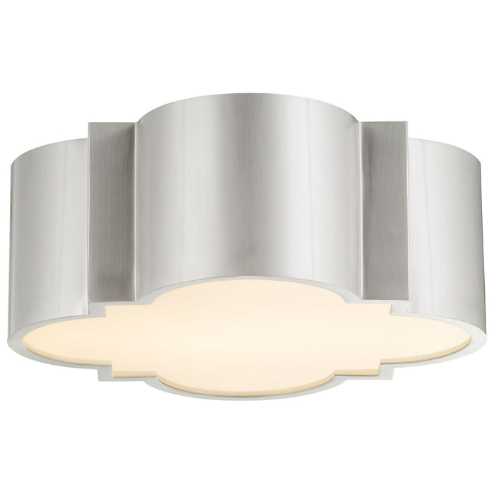 Quorum Home Cyan - 10061 - Two Light Ceiling Mount - Satin Nickel