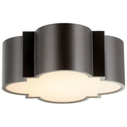 Quorum Home Cyan - 10065 - Two Light Ceiling Mount - Noir