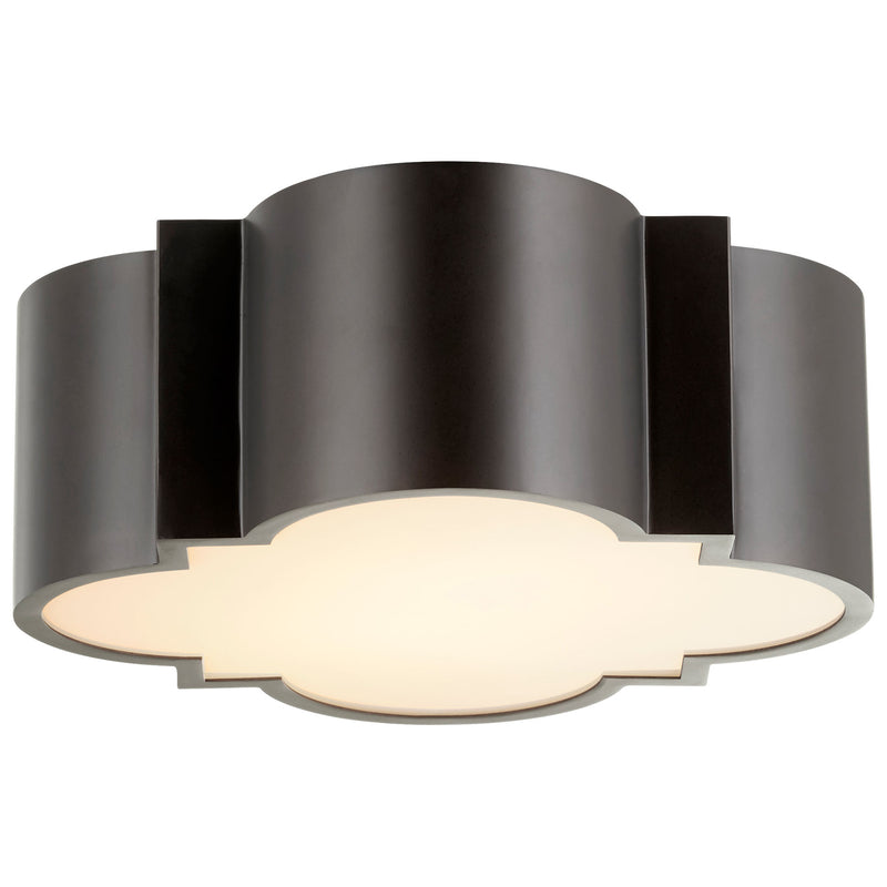 Quorum Home Cyan - 10065 - Two Light Ceiling Mount - Noir