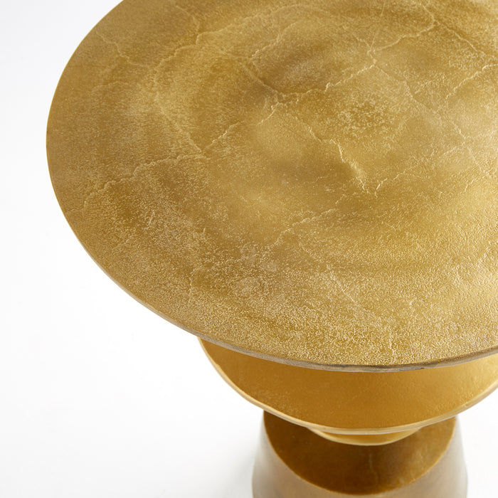 Quorum Home Cyan - 10093 - Table - Aged Brass