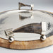 Quorum Home Cyan - 10193 - Tray - Natural And Polished Nickel
