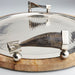 Quorum Home Cyan - 10193 - Tray - Natural And Polished Nickel