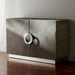Quorum Home Cyan - 10227 - Cabinet - Weathered Oak And Stainless Steel