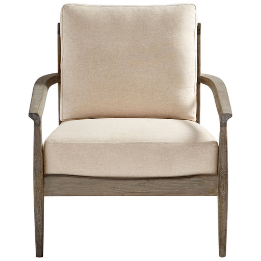 Quorum Home Cyan - 10229 - Chair - Weathered Oak And Tan