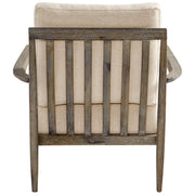 Quorum Home Cyan - 10229 - Chair - Weathered Oak And Tan