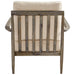 Quorum Home Cyan - 10229 - Chair - Weathered Oak And Tan