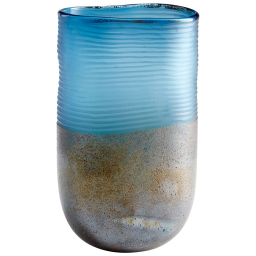 Quorum Home Cyan - 10345 - Vase - Blue And Iron Glaze