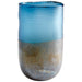 Quorum Home Cyan - 10345 - Vase - Blue And Iron Glaze