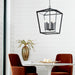 Quorum Home Cyan - 10376 - Six Light Chandelier - Noir