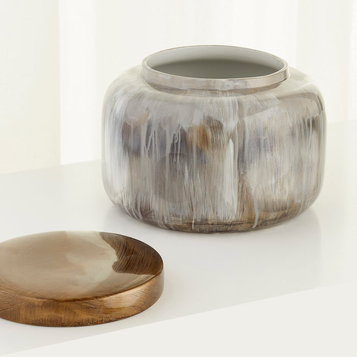 Quorum Home Cyan - 10422 - Vase - Olive Glaze