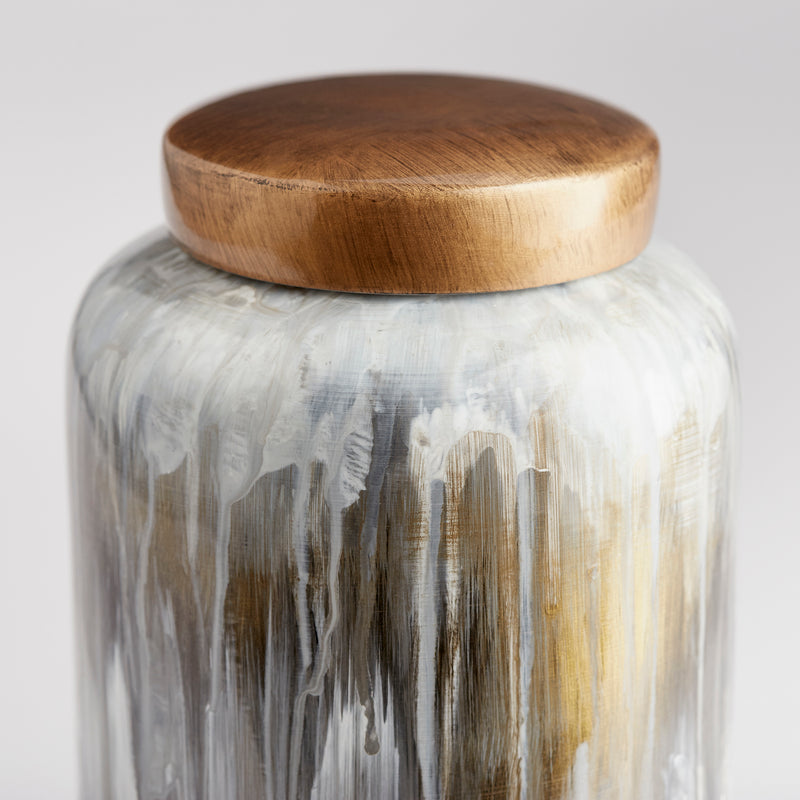 Quorum Home Cyan - 10424 - Vase - Olive Glaze