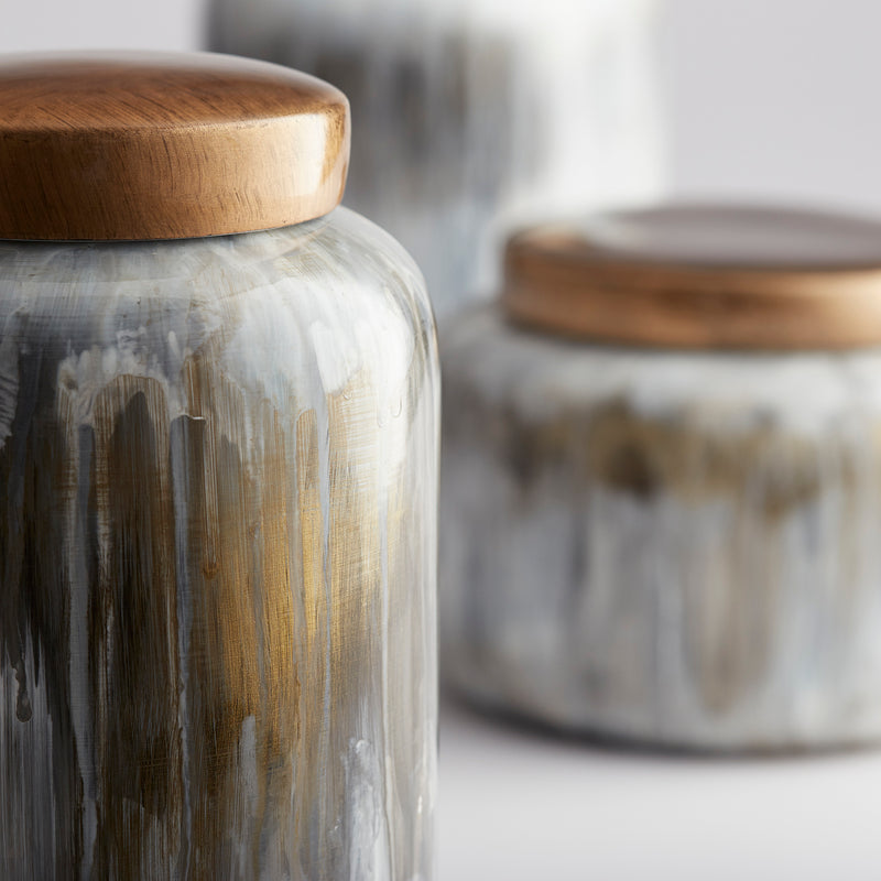 Quorum Home Cyan - 10424 - Vase - Olive Glaze