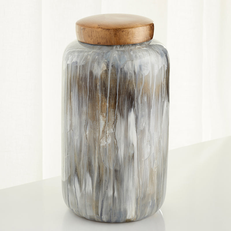 Quorum Home Cyan - 10424 - Vase - Olive Glaze