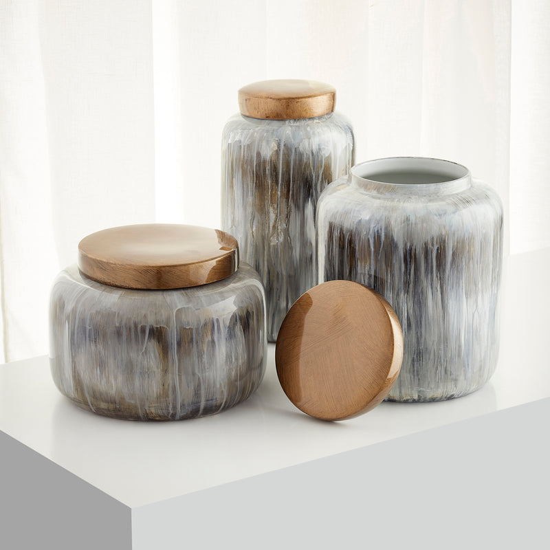 Quorum Home Cyan - 10424 - Vase - Olive Glaze