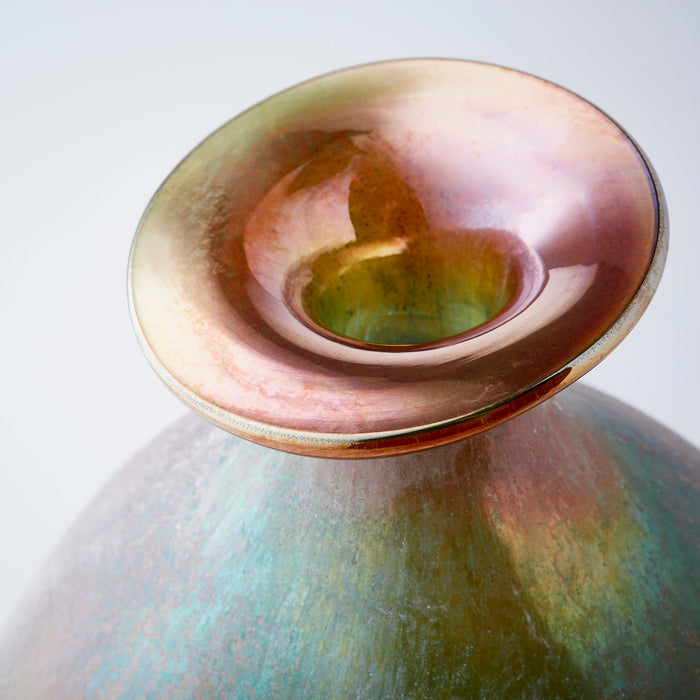 Quorum Home Cyan - 10438 - Vase - Turquoise And Scavo