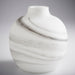 Quorum Home Cyan - 10468 - Vase - White And Black Swirl