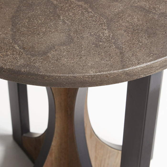 Quorum Home Cyan - 10503 - Side Table - Bronze And Dark Elm
