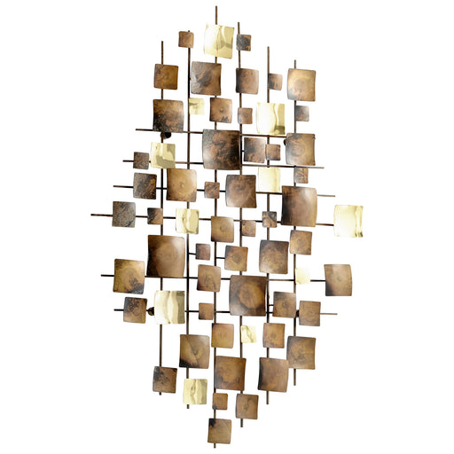 Quorum Home Cyan - 10568 - Wall Decor - Burnt Brass