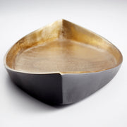 Quorum Home Cyan - 10618 - Tray - Matt Black And Gold