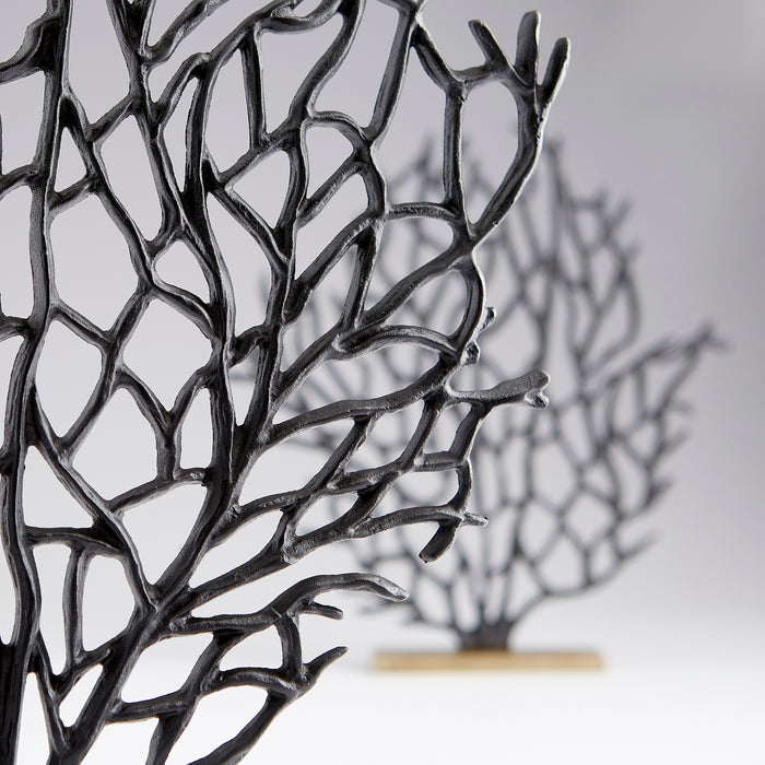Quorum Home Cyan - 10634 - Sculpture - Matt Black And Gold