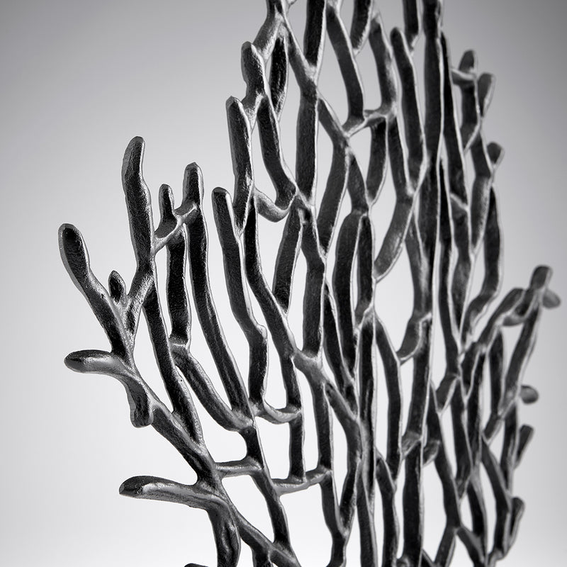 Quorum Home Cyan - 10634 - Sculpture - Matt Black And Gold