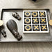Quorum Home Cyan - 10657 - Sculpture - Black - Gold - White