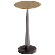 Quorum Home Cyan - 10731 - Side Table - Aged Brass And Black