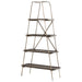 Quorum Home Cyan - 10773 - Etagere - Raw Iron And Grey