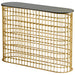 Quorum Home Cyan - 10779 - Console Table - Antique Brass