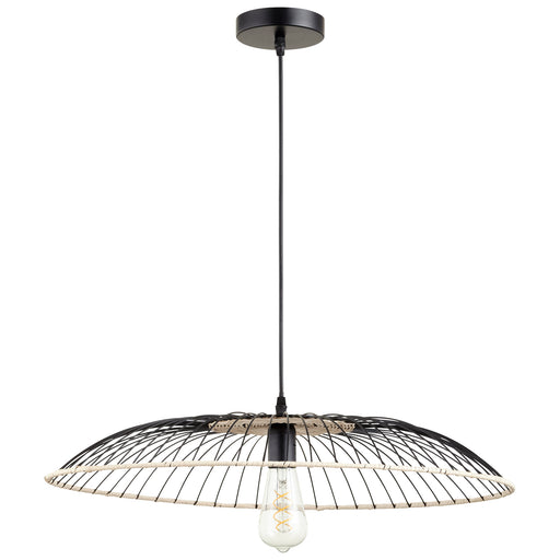 Quorum Home Cyan - 10794 - One Light Pendant - Matte Black