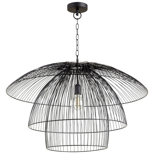 Quorum Home Cyan - 10796 - One Light Pendant - Matte Black