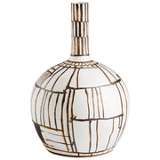 Quorum Home Cyan - 10799 - Vase - Ebony And White