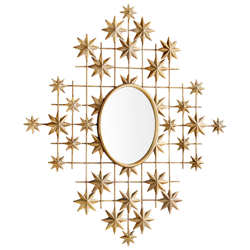 Quorum Home Cyan - 10811 - Mirror - Gold
