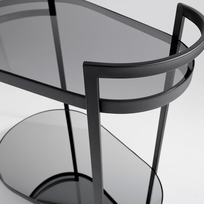 Quorum Home Cyan - 10837 - Bar Cart - Black