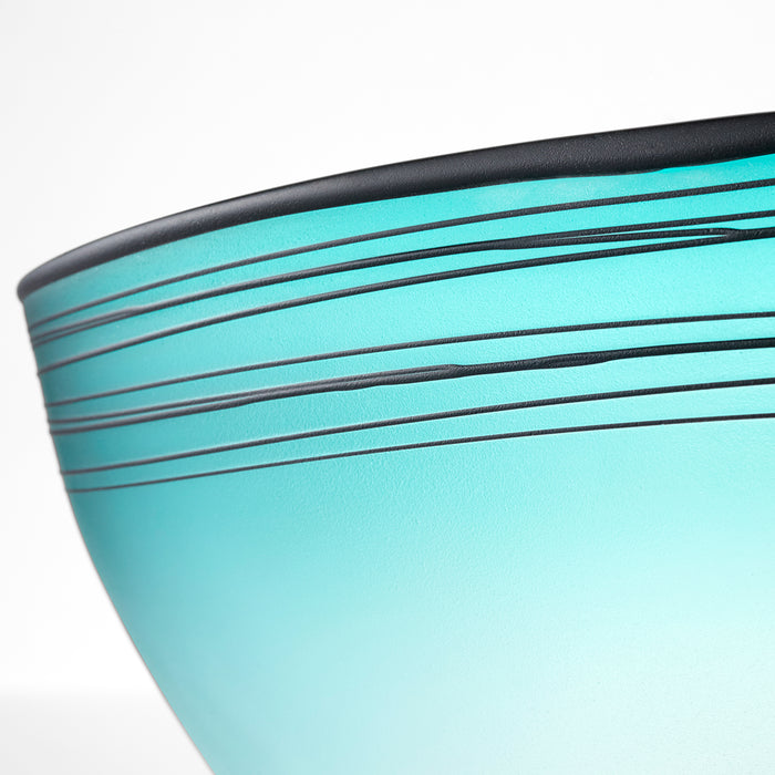 Quorum Home Cyan - 10894 - Bowl - Blue And White