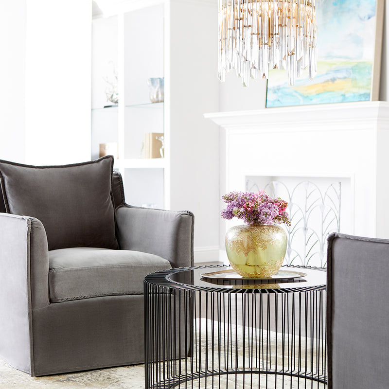Quorum Home Cyan - 10928 - Cofee Table - Graphite