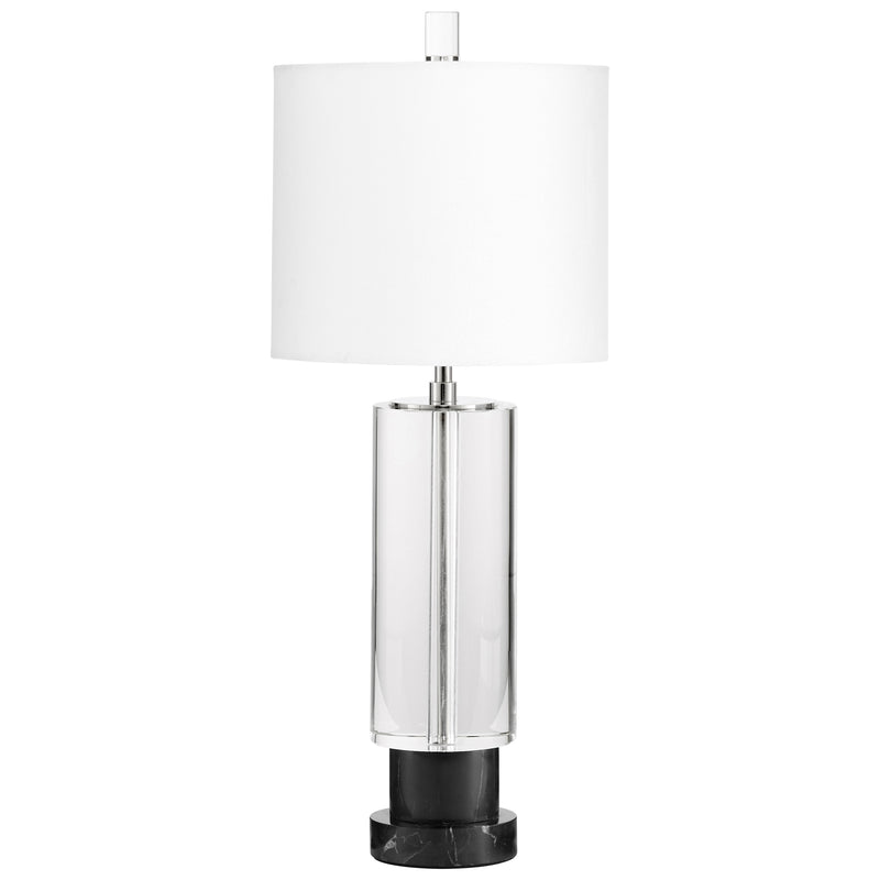 Gravity Table Lamp Designed for Cyan Design by J Kent Martin | Clear And Black