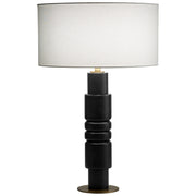 Quorum Home Cyan - 10957 - One Light Table Lamp - Black
